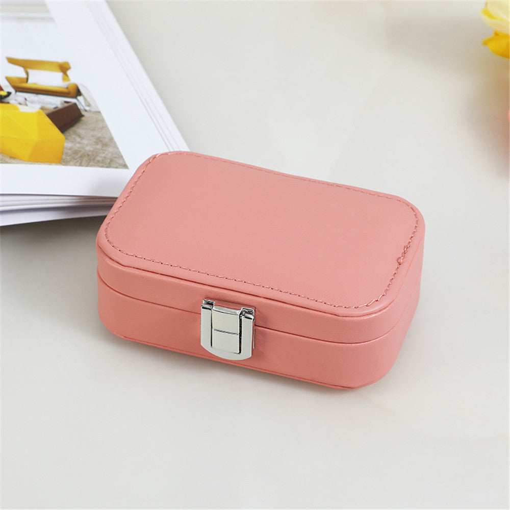 Double layer PU Jewelry Box