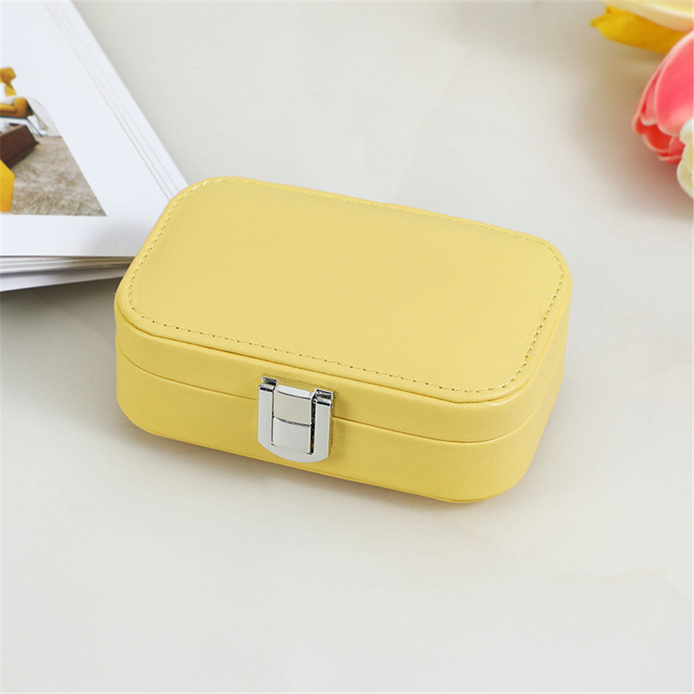 Double layer PU Jewelry Box