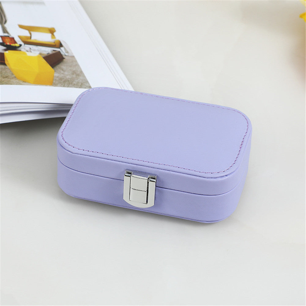 Double layer PU Jewelry Box