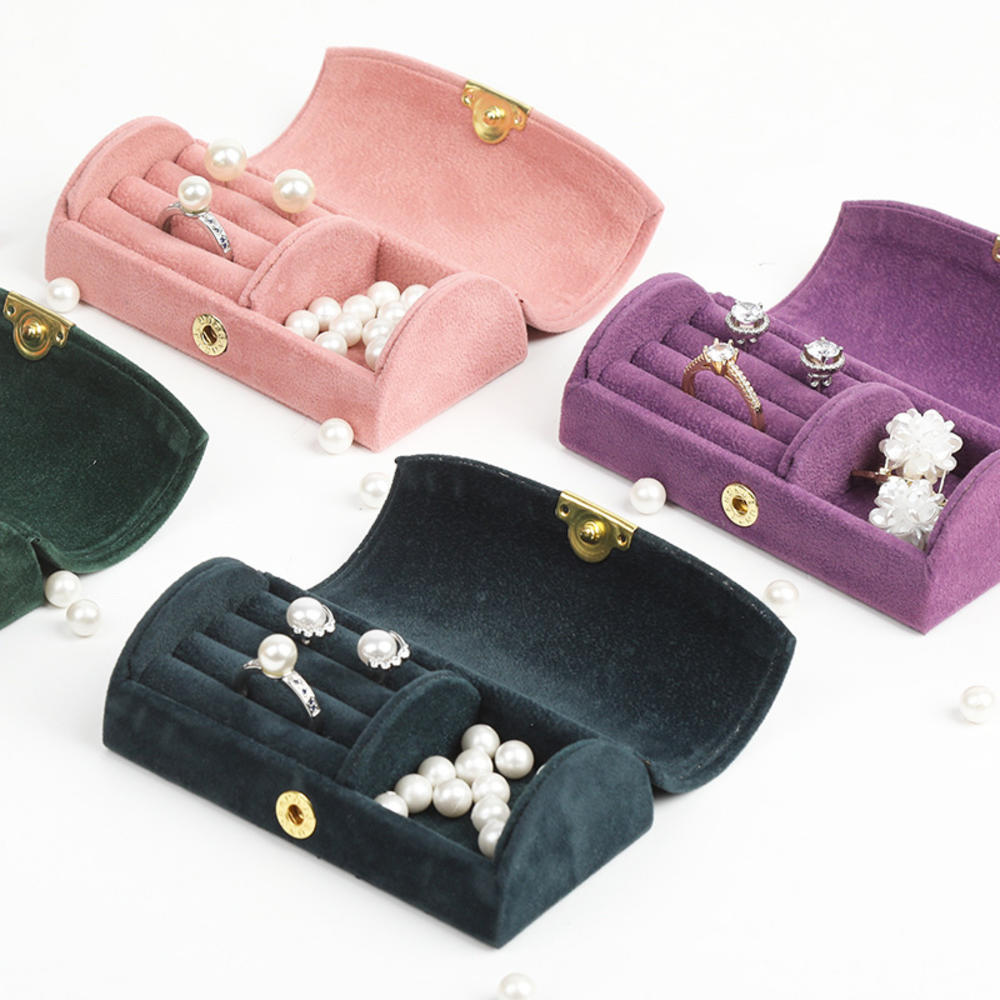 Double layer PU Jewelry Box